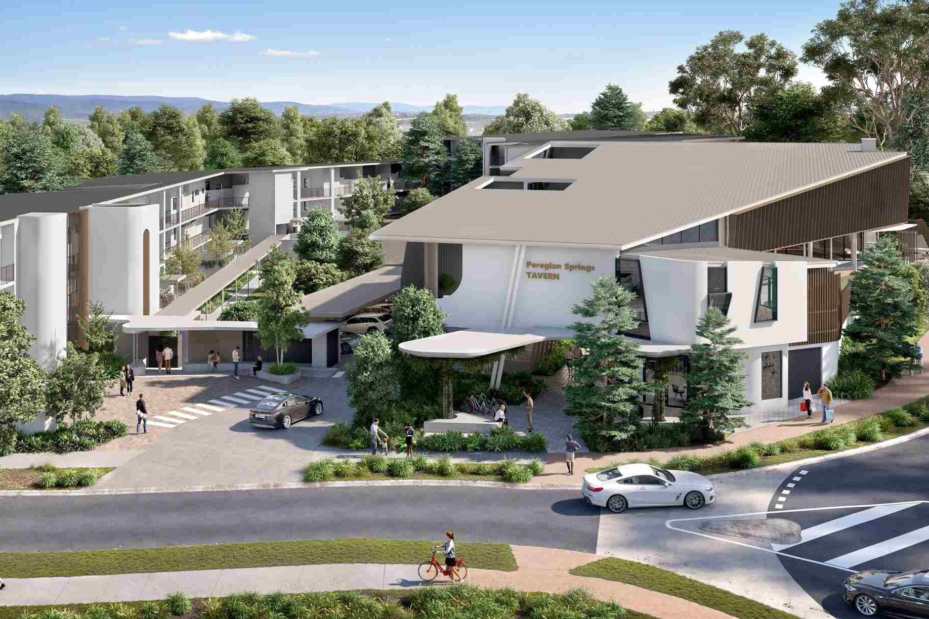 Peregian Springs Mixed-Use Development — RECOR structural engineering for 1,590m² residential and commercial precinct